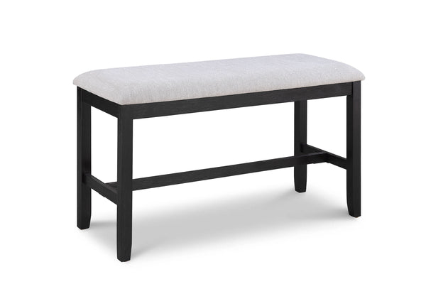 Delfin - 6 Piece Dining Room Set - Gray / Black