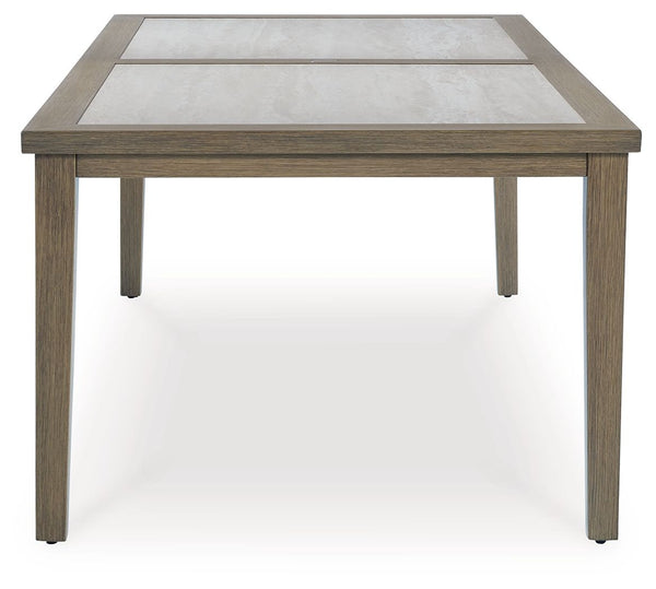 while the sintered stone tabletop adds an element of natural elegance. This del