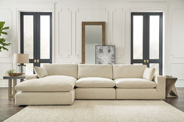 Down with uptown style. This sectional goes to town with a high-design aesthetic, sleek sophistication and sumptuous comfort that are temptingly affordable. Wide track arms, softened by plush side pillows, offer a welcoming look and feel, while back pillo