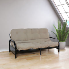The Nabila Futon Mattress features a cover made of Poplin Fabric and blended cotton filling both offering a soft and even texture