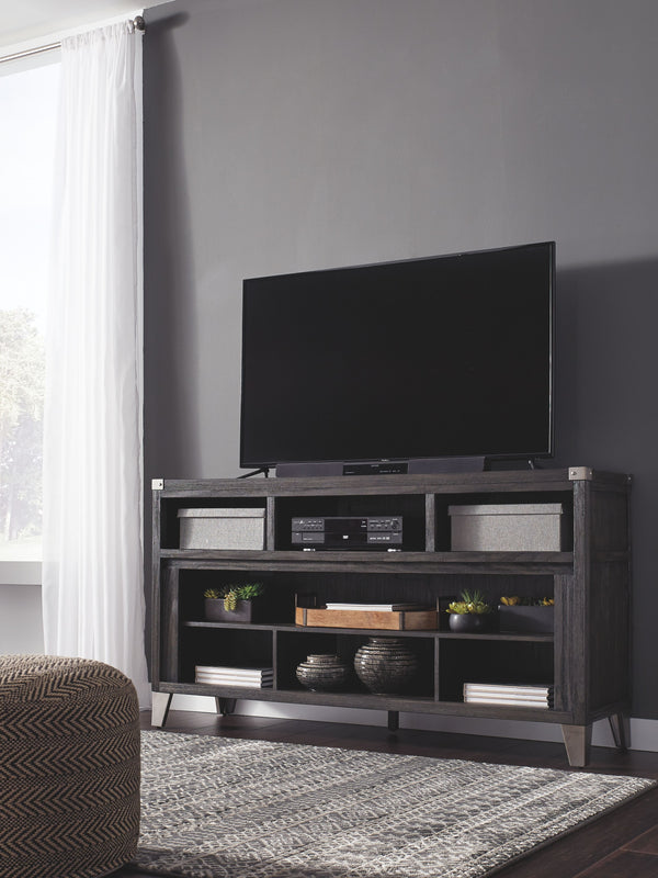  zinc-tone corner bracket accents and nailhead det