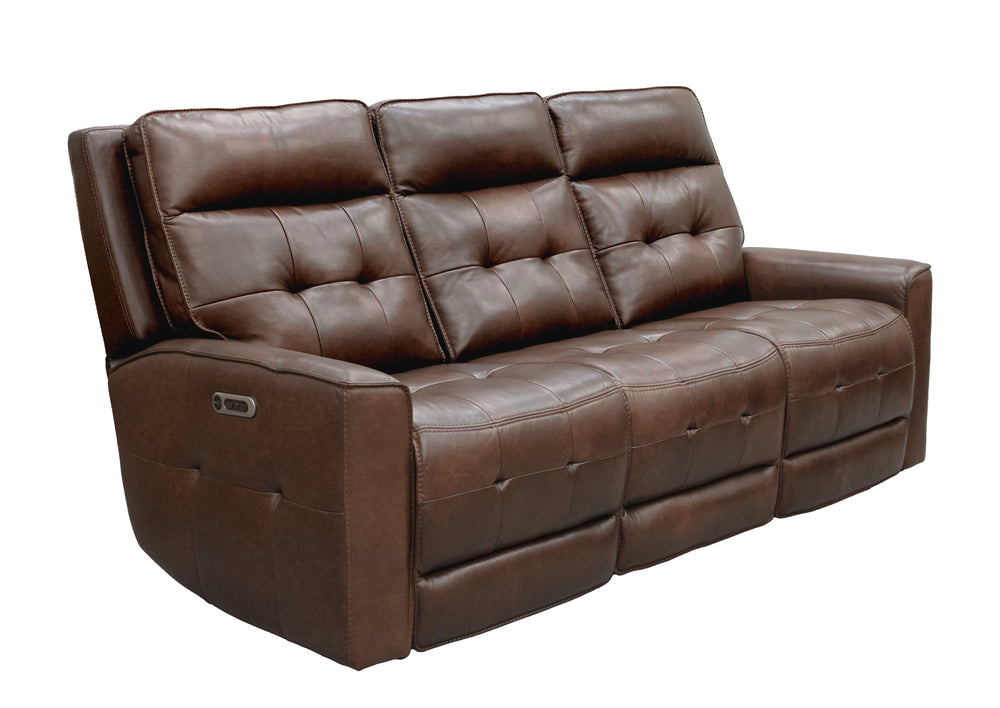 Bring upscale elegance to your living area with the Canterbury Power Zero Gravity Reclining Sofa Group. This gorgeous matching set includes Two Power Recliners and a Power Sofa. Covered in gorgeous, supple leather with a custom match and adorned with a cu