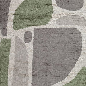 Anburgh - Green / Gray / Ivory - Medium Rug
