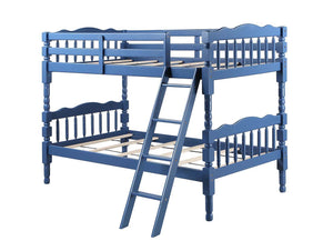 Homestead - Twin Over Twin Bunk Bed - Dark Blue Finish