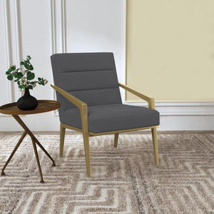  modern style meets elegant artistry in a striking contemporary armchair. Designed to stand out