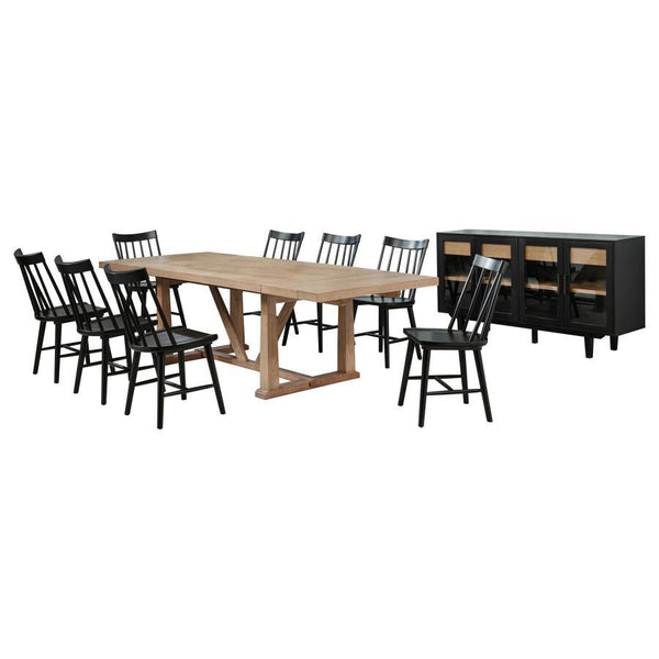  it provides ample space for both everyday meals and larger gatherings. Comple