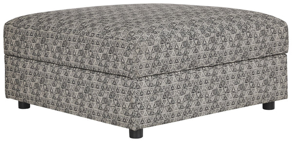 Make way for high style and indulgent comfort with this ottoman with storage. The plushly cushioned, removable top reveals loads of hideaway space for seasonal storage or last-minute cleanups. The ottomanâ€™s generous scale makes it ideal as a relaxed â€œ