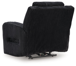 Forest Lake - Black - Power Recliner With Adj Headrest