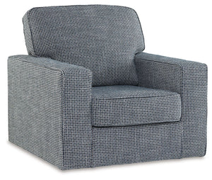 Invest in day-to-day comfort and style with this swivel chair. Decorated with crosshatch-patterned upholstery, the accent piece helps to create an extra-cozy look in your living room or reading nook. And its inviting, versatile design pairs with a variety