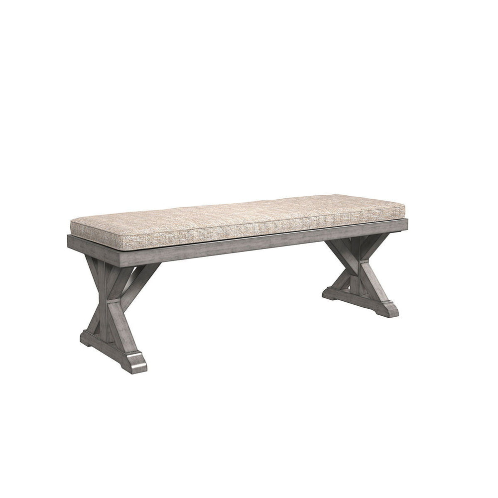 For indoor or outdoor use. Cushioned resin wicker dining and modular seating. 4 throw pillows included with LAF/RAF loveseat. 2 throw pillows included with curved corner chair. Dining, cocktail and end tables have porcelain tops. Rust free aluminum frames