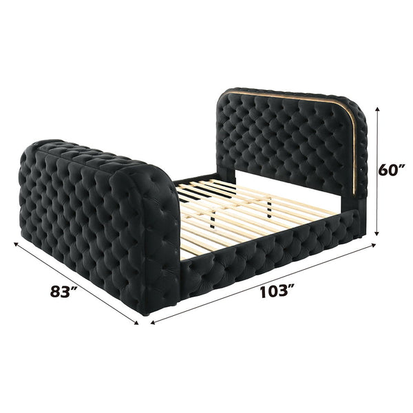 Kana - Eastern King Bed With LED