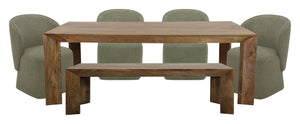  this table boasts a unique aesthetic with natural variations of color