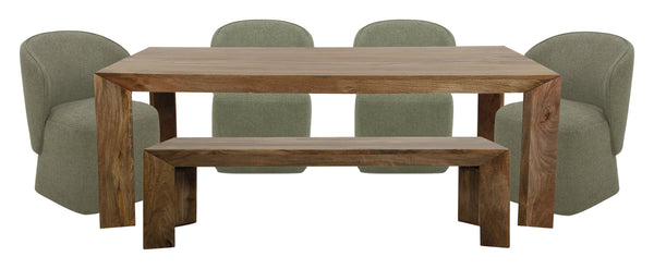  this table boasts a unique aesthetic with natural variations of color