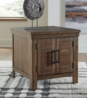  a tobacco brown finish and antiqued bronze-tone hardware