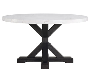 Vance - 5 Piece Dining Room Set - White / Gray
