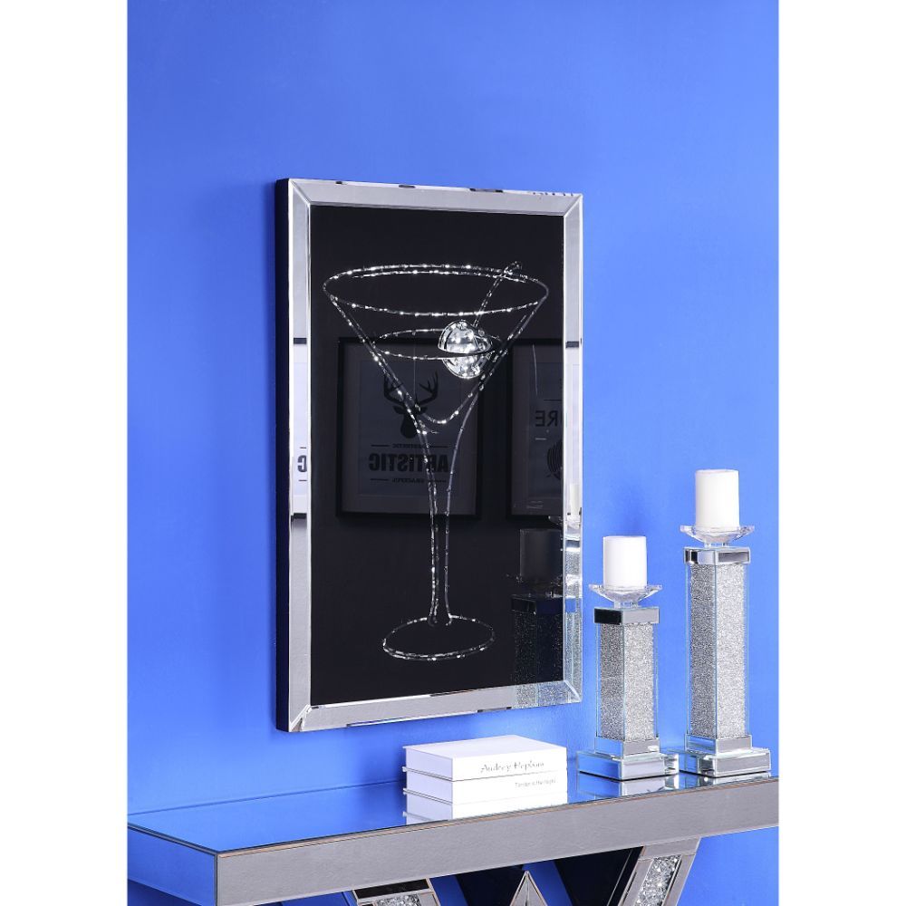 Wall art instantly turns any blank area into an eye-catching display, all while lending a gallery-worthy appeal to your abode. With the Talisha wall art collection elegance combines with beauty by showcasing gleaming designs with black backgrounds to set 