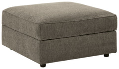 Complete your at-home retreat with this casually chic ottoman. The luxe herringbone chenille upholstery is indulgently plush to the touch. A flip top conceals additional storage space. With its clean-lined construction, this ottoman seamlessly pairs with 