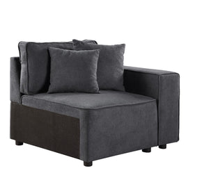 Show your innovative seating arrangements with the Silvester Sectional Sofa. Consisting of separate components that can be arranged at your own, this sectional sofa offers you optimal flexibility. It features tight seat and loose back cushion all in soft 
