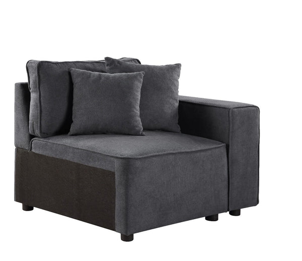 Show your innovative seating arrangements with the Silvester Sectional Sofa. Consisting of separate components that can be arranged at your own, this sectional sofa offers you optimal flexibility. It features tight seat and loose back cushion all in soft 