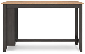 Gesthaven - Natural / Brown - Rectangular Dining Room Counter Table