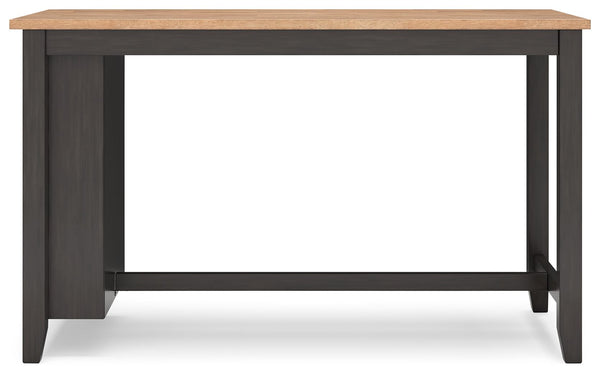 Gesthaven - Natural / Brown - Rectangular Dining Room Counter Table