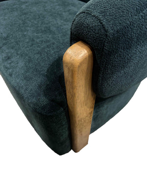 Finley - Swivel Accent Chair - Island Teal