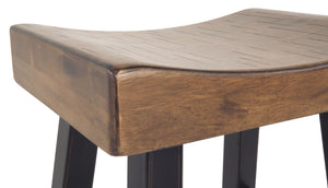 Glosco - Dark Brown - Stool (Set of 2)