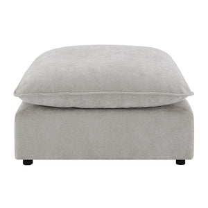  this sectional offers a chic and cozy atmo