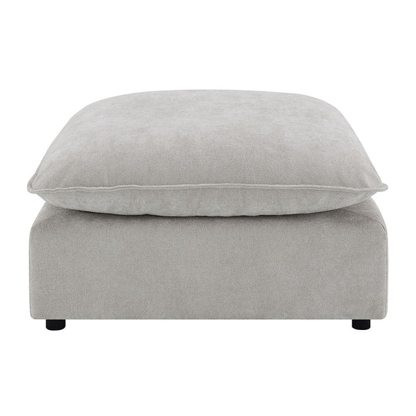 this sectional offers a chic and cozy atmo