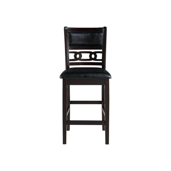 Gia - 5 Piece Round Counter Dining Set - Ebony