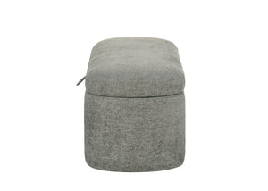 Philipa - Storage Bench - Light Gray Tweed