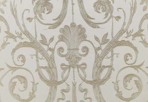 Bently - Side Chair (Set of 2) - Fabric & Champagne Finish