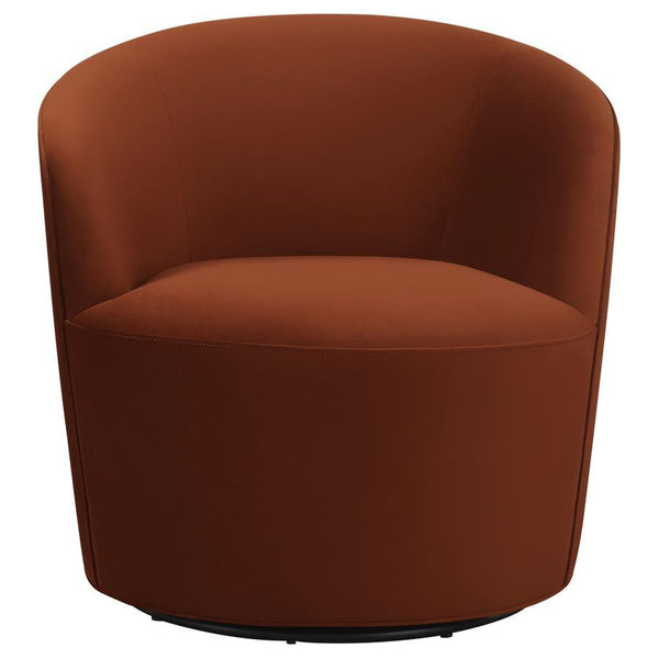  burnt orange velvet that offers a soft texture