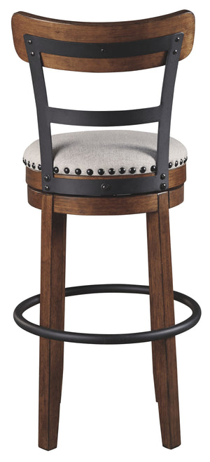 Valebeck - Brown - Tall UPH Swivel Barstool