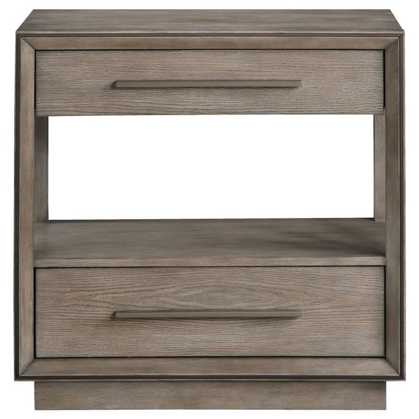  complete with easy storage and a full open shelf that creates the perfect spot for books or an e-reader. U