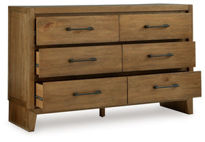  blending relaxed contemporary design with a trendy allure. The spacious drawers are accented with stylish metal drawer pulls in