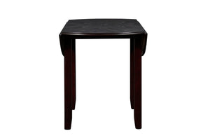Gia - 3 Piece Dining Set (Dining Drop Leaf Table & 2 Chairs) - Ebony