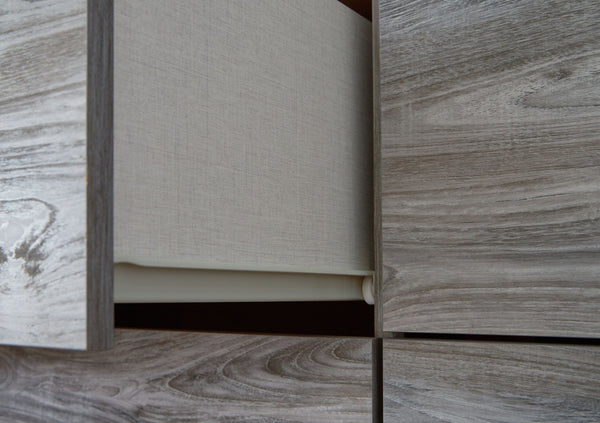 Bronyan - Dark Gray - Dresser And Mirror