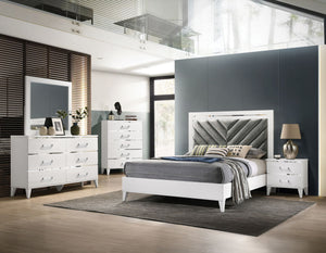 Chelsie - Mirror - White Finish