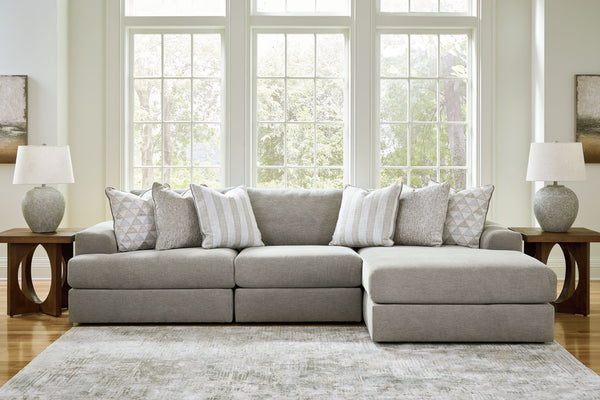  with bold beveled block arms that are softened by bullnose â€œwaterfallâ€ cushions. Best of all