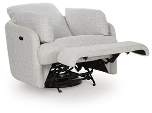 Alainmont Next-Gen Nuvella - Stone - Swivel Power Recliner
