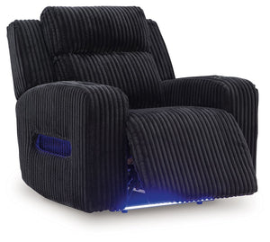 Forest Lake - Black - Power Recliner With Adj Headrest
