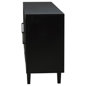 Middleton - 4-Door Sideboard Server With Dual Drawers - Black
