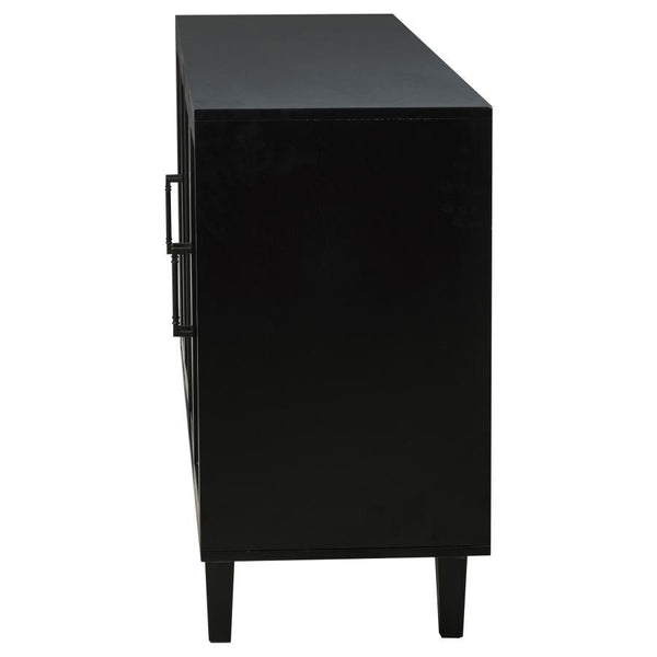 Middleton - 4-Door Sideboard Server With Dual Drawers - Black