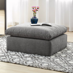 Complete your living room with the unique design and sink-in comfort of the Naveen modular collection. Add both contemporary and modern taste with this beautiful group wrapped in a relaxing hue fabric. This group comes with multiple seating options of wed