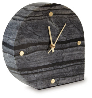 Janmour - Black - Table Clock (Set of 2)