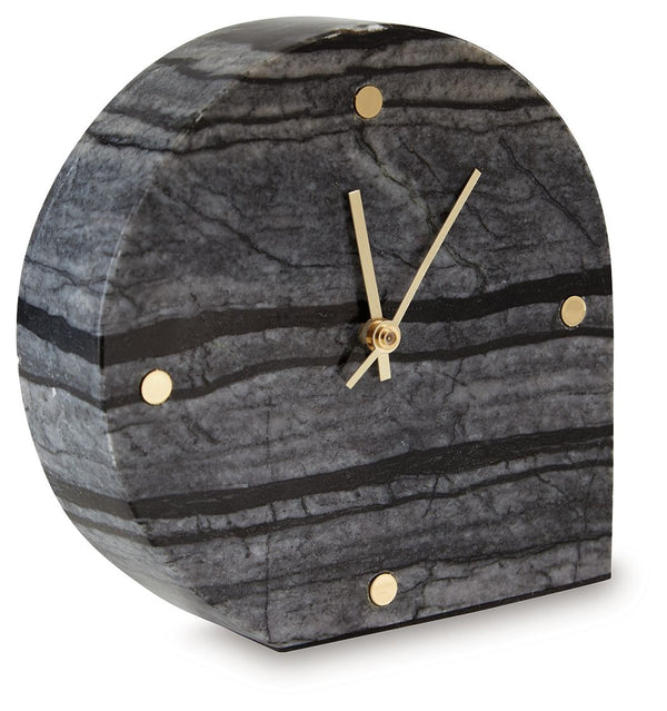 Janmour - Black - Table Clock (Set of 2)