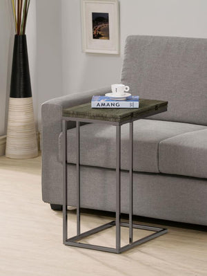  perfect for modern living spaces. Crafted with an engineered wood top featuring a scratch-resistant laminate veneer
