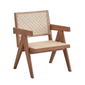 Natural Finish StyleRattan Seat & Back Cushion