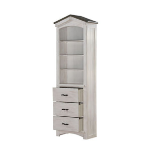Tree House - Loft Bed - Weathered White & Washed Gray